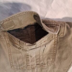 Khaki Canvas Utility Satchel- Neutral Tan